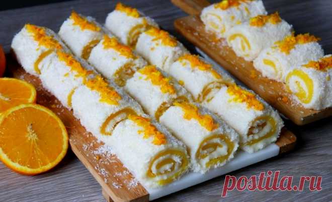Вкуснейший белый Султан Лукум с апельсиновой прослойкой - простой проверенный рецепт от турецких хозяек. Нежный, тающий во рту десерт без выпечки!