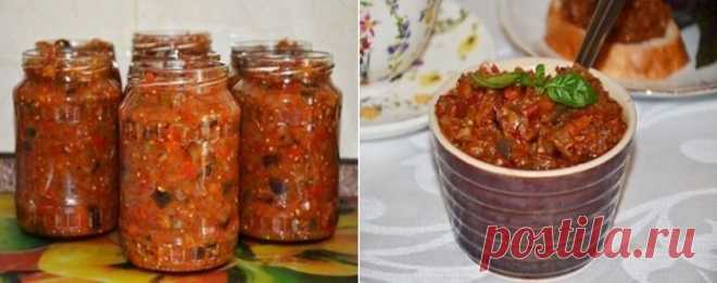 Вкуснейшая баклажанная икра на зиму. Готовлю каждый сезон уже много лет!