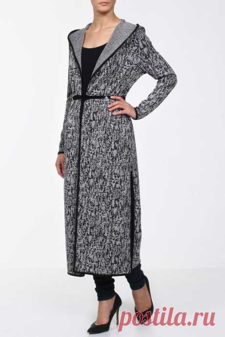 Купить Кардиган Kristina КР - 0008 СЕРО-ЧЕРНЫЙ со скидкой в интернет-магазине kupivip.ru - распродажа