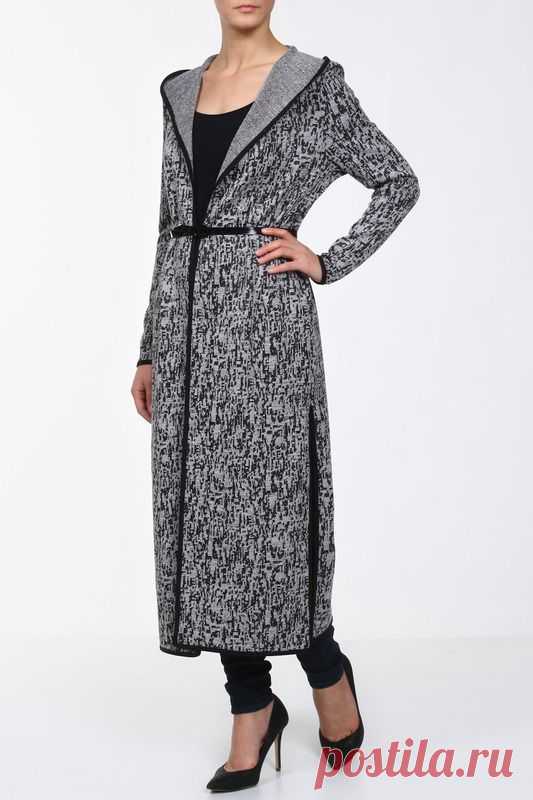 Купить Кардиган Kristina КР - 0008 СЕРО-ЧЕРНЫЙ со скидкой в интернет-магазине kupivip.ru - распродажа