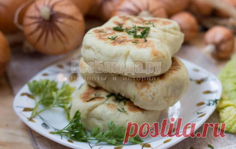 Лепешки на кефире с картофельной начинкой