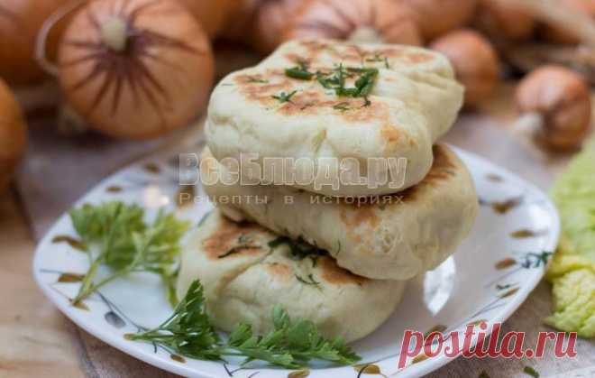 Лепешки на кефире с картофельной начинкой