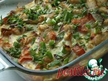 Ленивая  рыбная запеканка.Вкуснотень!!