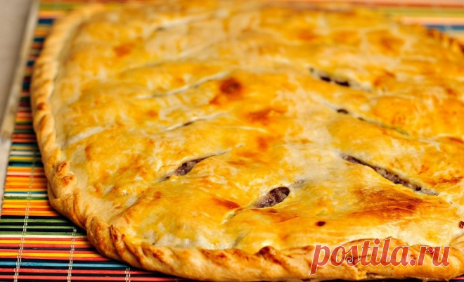 Простой мясной пирог