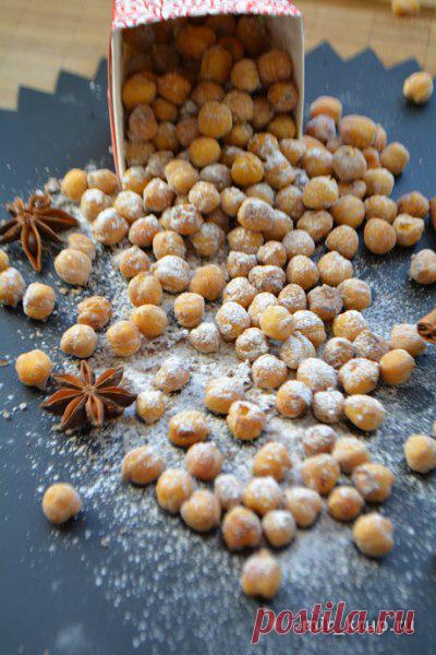 Сладкий попкорн из нута