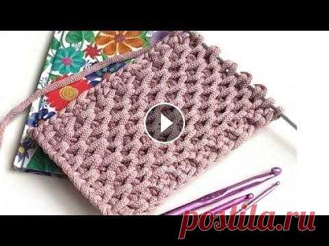 Как связать узор СОТЫ тунисским крючком | Soft Decor - Татьяна Чакур Как связать узор СОТЫ тунисским крючком | Soft Decor - Татьяна Чакур В уроке научимся вязать узор соты тунисским крючком. Узор соты. Тунисское вязание...