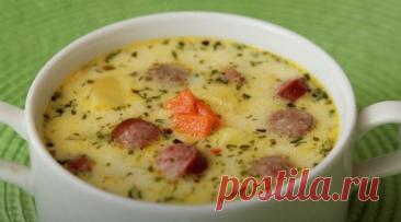 Суп с плавленым сыром - самые вкусные рецепты | Лабиринт кулинарных приключений | Дзен