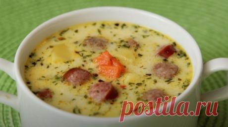 Суп с плавленым сыром - самые вкусные рецепты | Лабиринт кулинарных приключений | Дзен