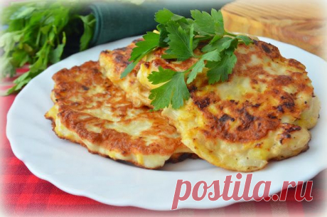 Куриные оладьи с тыквой