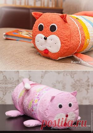 Шьем полезную подушку-игрушку «Кот» - Ярмарка Мастеров - ручная работа, handmade