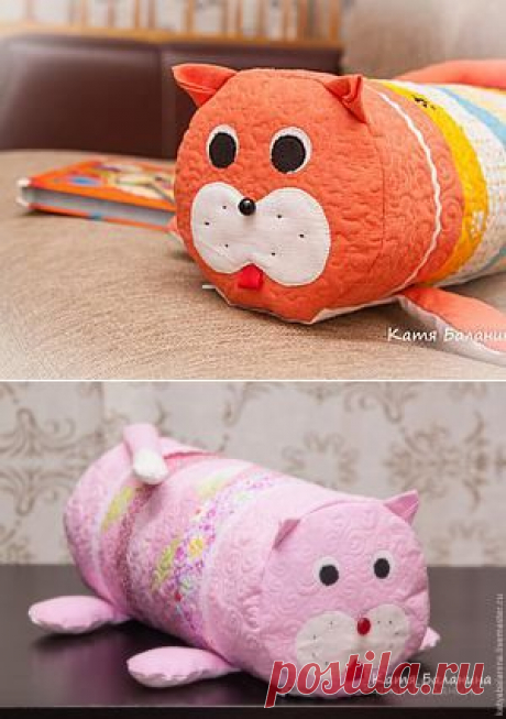 Шьем полезную подушку-игрушку «Кот» - Ярмарка Мастеров - ручная работа, handmade