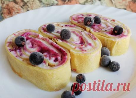 Торты в Кропоткине в Instagram: «Блинный рулет с заварным кремом и натуральным ягодным джемом😊 ~~~~~ КБЖУ на 100гр: 101/6.5/2.9/13.4  Ингредиенты🍓  Блинчики: 🔸Мука рисовая…» 65 отметок «Нравится», 0 комментариев — Торты в Кропоткине (@chudaeva.anna_) в Instagram: «Блинный рулет с заварным кремом и натуральным ягодным джемом😊 ~~~~~ КБЖУ на 100гр: 101/6.5/2.9/13.4…»