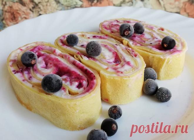 Торты в Кропоткине в Instagram: «Блинный рулет с заварным кремом и натуральным ягодным джемом😊 ~~~~~ КБЖУ на 100гр: 101/6.5/2.9/13.4  Ингредиенты🍓  Блинчики: 🔸Мука рисовая…» 65 отметок «Нравится», 0 комментариев — Торты в Кропоткине (@chudaeva.anna_) в Instagram: «Блинный рулет с заварным кремом и натуральным ягодным джемом😊 ~~~~~ КБЖУ на 100гр: 101/6.5/2.9/13.4…»