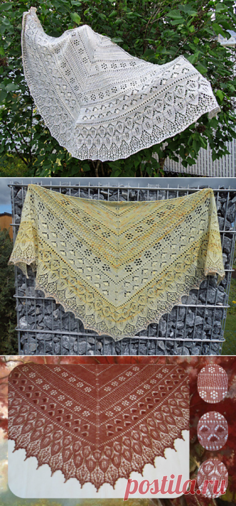 Ravelry: Осенний цветной узор Сандры Шмидинг
