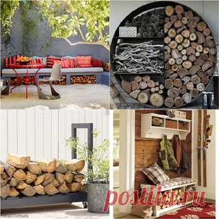 15 Creative Firewood Rack and Storage Ideas - A Piece Of Rainbow