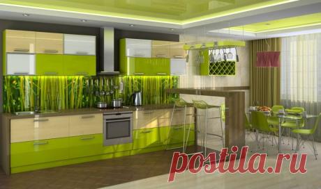 Дом в зеленых тонах: примеры интерьеров с оттенками зеленого цвета (11 фото)