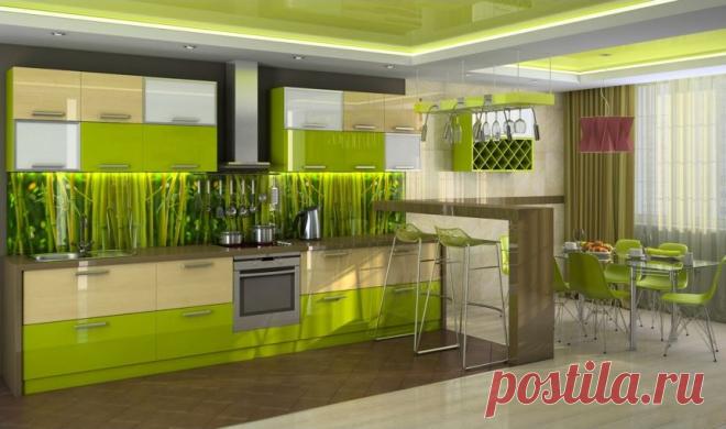 Дом в зеленых тонах: примеры интерьеров с оттенками зеленого цвета (11 фото)