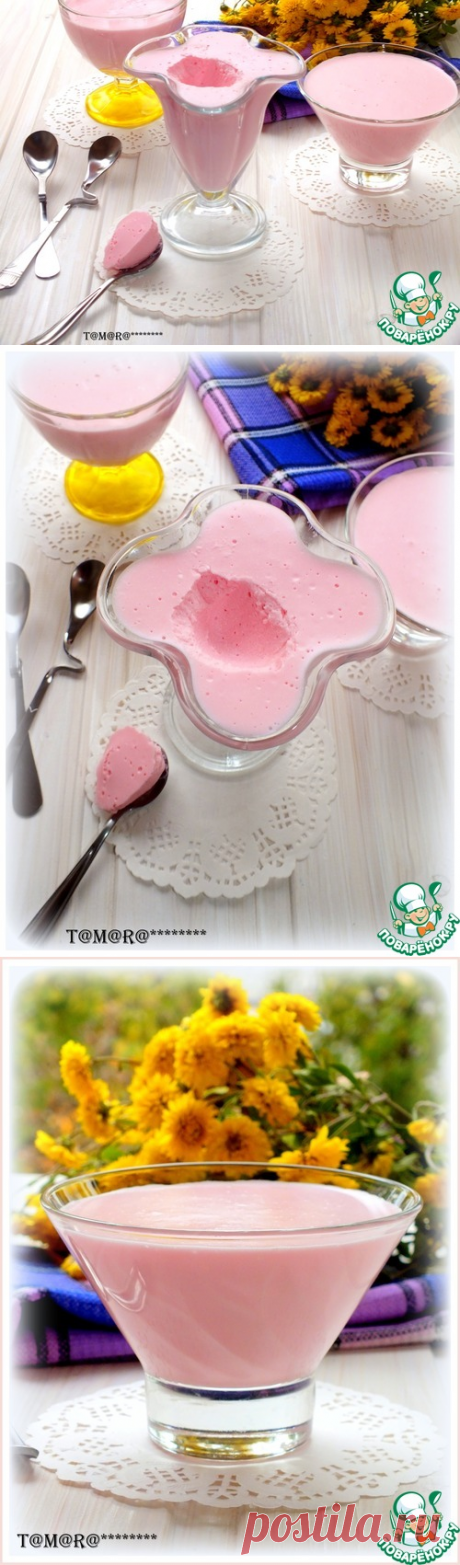 Мусс из киселя - кулинарный рецепт