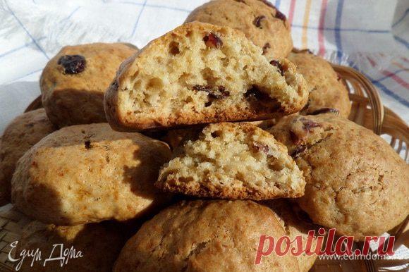 Попеченим: вкуснейшее постное печенье с отрубями и клюквой