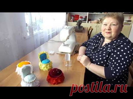 Мастер - класс "Игольница - пуфик".