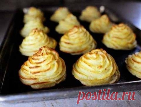 Картофельные "герцогини" | Домашняя кулинария