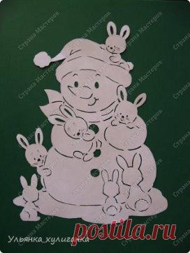 Новогодние трафареты