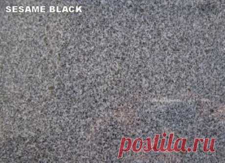 Sesame Black G654 Padang Dark (Термообработка) - Черный гранит.
