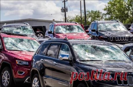 Ужасный град в городке Блэр, Небраска (20 фото) | Чёрт побери