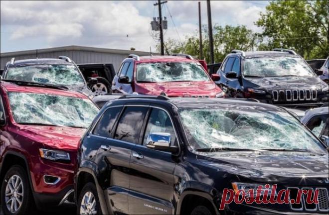 Ужасный град в городке Блэр, Небраска (20 фото) | Чёрт побери