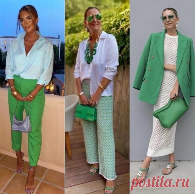 Летние идеи с зеленым цветом