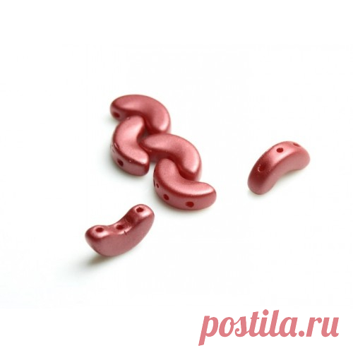 Arcos ®par Puca бусины,5х10мм, Пастель Тёмный Коралл