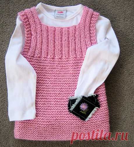 Ravelry: выкройка платья-передника 1609 от Extreme Handknits Новая Зеландия