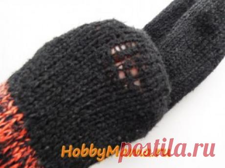 Ремонт вязаных носков. Мастер-класс по штопке в технике валяния | HobbyMama