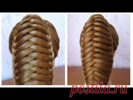 Queue de cheval originale et simple ★ Tuto coiffure avec tresse ★ facile à faire