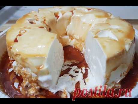 Sobremesa com 2 ingredientes (Parece nuvem doce)
