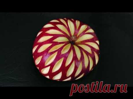 Christmas Apple Design - Beginners Lesson 19 By Mutita The Art Of Fruit And Vegetable Carving