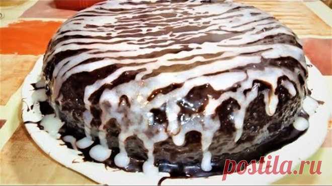Какой же он ВКУСНЫЙ! Шоколадный ТОРТ с Вишней! Самый Идеальный Рецепт.  Chocolate Cake with Cherry!