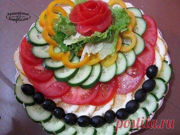 🌿 Оформление овощных нарезок 🌿 / Райская пища