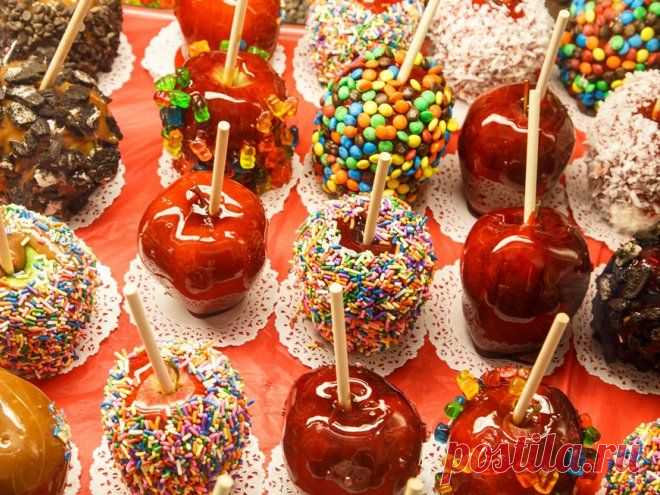 Красивый десерт – яблоки в глазури | Wclub.ru