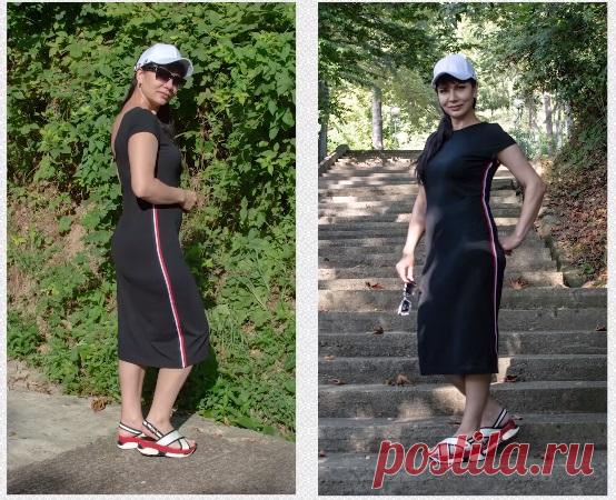 [Шитье] Как увеличить трикотажное платье на 1-2 размера. Мастер-класс+бонус