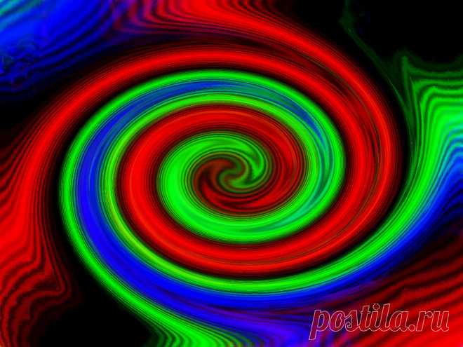 Abstraction Rainbow Spiral  Free Stock Photo HD - Public Domain Pictures