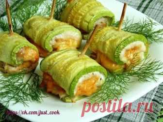 Кабачковые рулетики