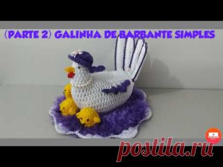 (parte 2)Galinha de barbante simples😍