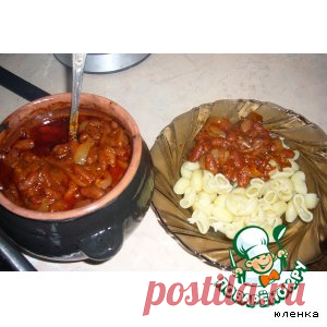 Фасолька в горшочке - кулинарный рецепт