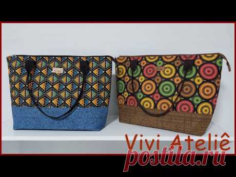 BOLSA DE TECIDO 🌟 LINDA E FÁCIL DE FAZER