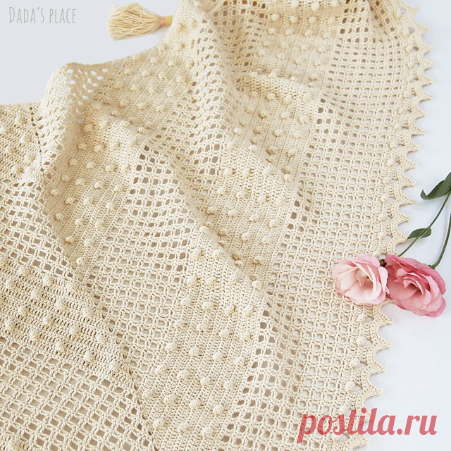 Crochet pattern: Awana Shawl
