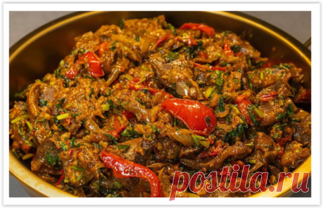 Куриные желудки: готовим очень вкусно по-грузински!