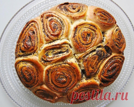 Пирог с маком из дрожжевого теста рецепт с фото - 1000.menu