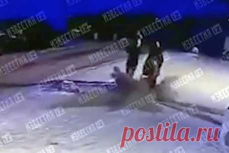 На гуляющих с ребенком россиян неизвестные сбросили мешок строительной смеси. На гуляющих с коляской жителей Санкт-Петербурга неизвестные сбросили мешок строительной смеси. На появившихся в сети кадрах видно, как на гуляющих с ребенком возле жилого дома россиян с высоты падает мешок. Он пролетает в нескольких сантиметрах от семьи. Испуганные жители Петербурга сразу отходят назад.