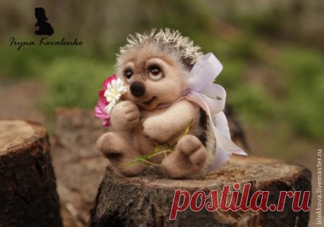 Мастер-класс: Крошка-ёж - Ярмарка Мастеров - ручная работа, handmade